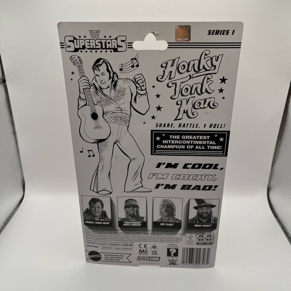 WWE Wrestling Classic Superstars Series 1 Honky Tonk Man - Picture 2 of 2